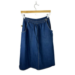 VTG 1980's Sassoon Denim Jean Skirt Size Small XS